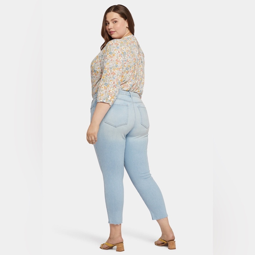 NYDJ Alina Skinny Ankle Jeans In Plus Size Blue Valley Jeans Size 18W - Picture 6 of 10